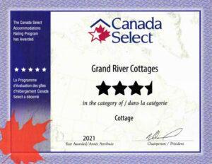 Canada Select 3½ Stars for Cottages